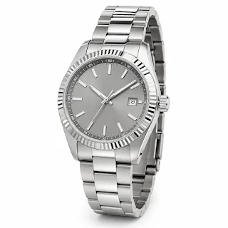 Silver watch for college outfit boys